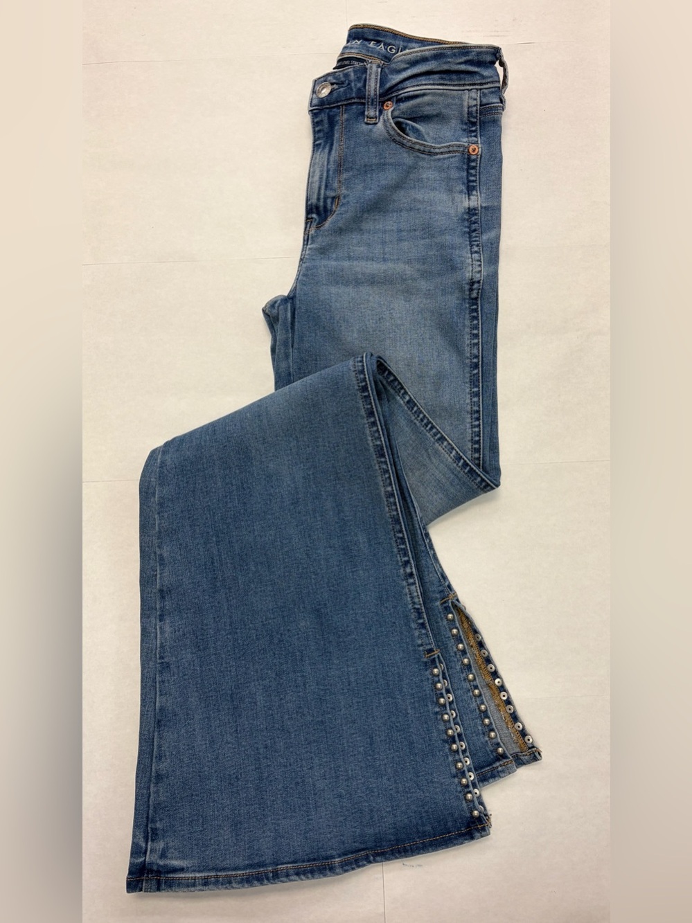 Women's Festival Flare Embellished Hem Jeans